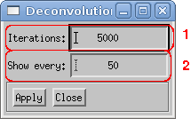 Reconstruction dialog