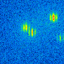 K-Band raw target, with atmospheric dispersion, declination -30 degree, pa 180 degree